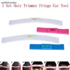 itens 2 Pçs/Set Régua De Corte De Cabelo Aparador Tesoura Franja Clipper Guarnição Clipes ite
