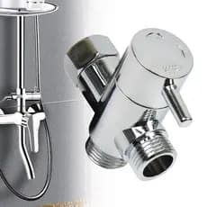 Válvula Desviadora De Cabeça De Chuveiro Multifuncional De 3 Vias De Alta Qualidade G1/2 " Adaptadora De Interruptor De