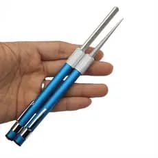 1pcs 400 Afiador De Anzóis De Pesca De Malha Ferramenta Para Exterior Facas Em Forma De Caneta Com Diamante
