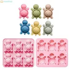 Molde De Silicone Para Chocolate Em Formato De Tartaruga Assar Sobremesas DIY