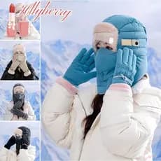 Chapéu Bomber HLLYHERRY , Boné De Esqui De Inverno Espesso À Prova De Vento , Pelúcia Para Manter Aquecido Com Óculos Us