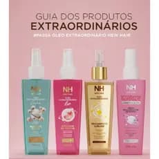 Reparador de Pontas Óleo Extraordinário NH Belkit Cabelos Lisos e Cabelos Cacheados