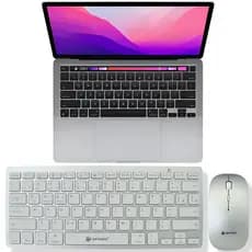 Kit Teclado e Mouse Ultra Slim Sem Fio Slim ABNT2, Mouse Ambidestro 3 Botões, Prata
