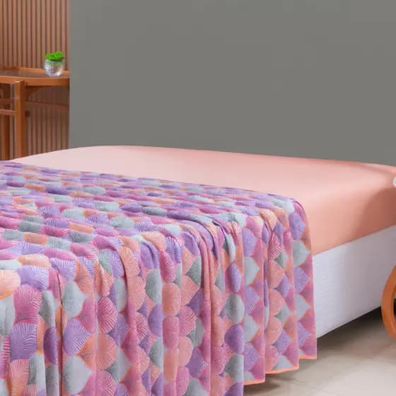 Lençol de Cima Estampado 100% Algodão Toque Macio Confortável Alta Qualidade e Durabilidade Solteiro Casal Queen King