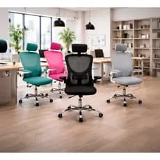 Cadeira Executiva Ergonômica Premium em Tela Mesh para Escritório e Home Office