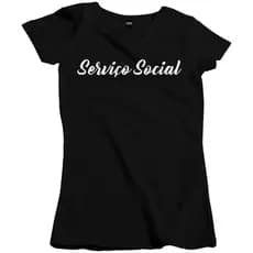 Camisa Feminina Curso e Profissão Serviço Social