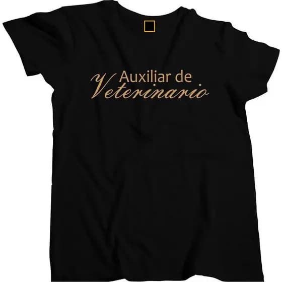 Camisa Masculina Curso Profissão Auxiliar Veterinaria