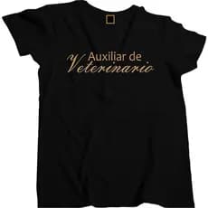 Camisa Masculina Curso Profissão Auxiliar Veterinaria