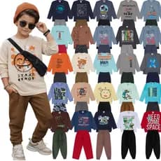 Conjunto Meia Estação Menino | Blusa + Calça Moletom Infantil | 1 ao 10 Anos Conjunto Inverno Menino