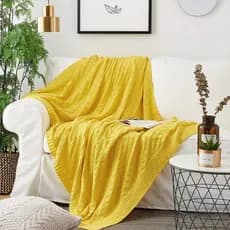Manta Grande Para Sofa Tricot Peseira Para Cama Queen e King 2mtx1mt 138