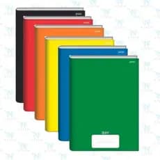 Kit 10 Cadernos GRANDES Jandaia Stiff 96 Folhas – Capa Dura Escolar CORES