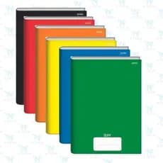 Kit 10 Cadernos GRANDES Jandaia Stiff 48 Folhas – Capa Dura Escolar CORES
