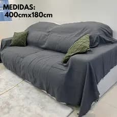 Manta Para Sofá King Size Super Gigante 4,00 x 1,80 Capa Tipo Protetora Decorativa 4 Metros Luxuosa