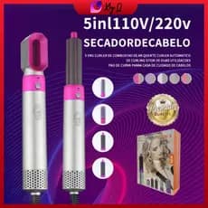 Escova Secadora De Cabelo 5 Em 1 Profissional Modeladora Unique Pente de Ar Quente