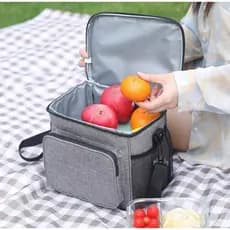 Bolsa Térmica Grande e Portátil para Marmita com Alça Ideal para o Uso Diário