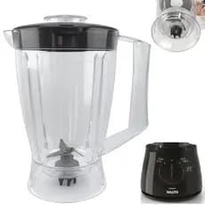 Copo de Liquidificador Philips Walita Multiprocessador Ri7620 RI7625 PowerChop RI7630 Cristal Preto