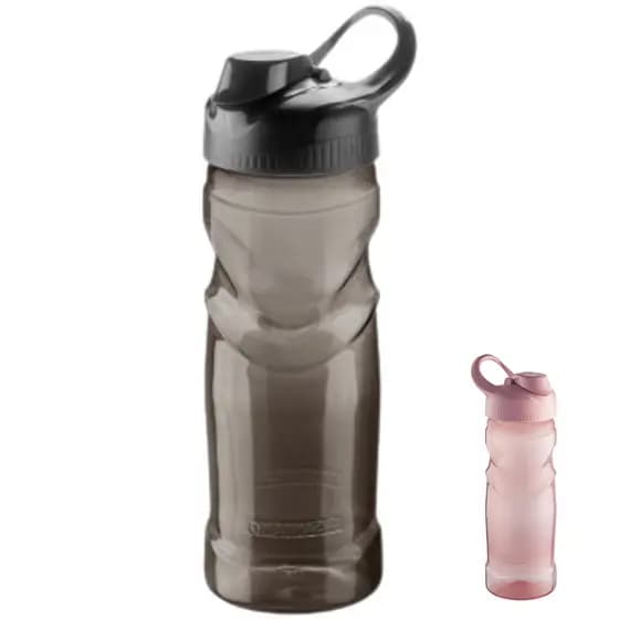 Garrafa De Água Squeeze Plástica Grande Esporte Com Alça Para Academia Escola Trabalho 750ml Sanremo