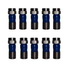 Pacote 100 unidades Conector Compressão RG6 F ProEletronic