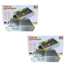 2un Fontes Chaveadas 12V 20A 240W FC1220CN FC Fontes Colmeia