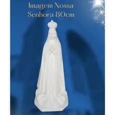 Nossa Senhora de aparecida 20cm em Gesso Cru