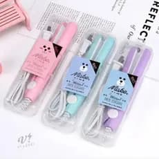 Mini Chapinha Prancha De Cabelo Pequena Portátil Chapinha Profissional Com Case Transporte Bivolt | Envio Imediato