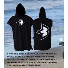 Poncho Atoalhado Banana Wax Surf Kitesurf Mergulho Unissex