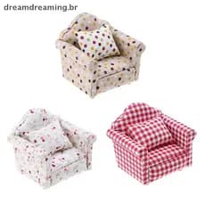 D-toy 1 Peça 1 : 12 Mini Bonecas Móveis Para Casa De Cadeira Sofá Brinquedo De Boneca .