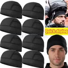 Chapéu Interno Para Capacete De Motocicleta-Gorro De Corrida-Caminhadas , Ciclismo-Secagem Rápida , Respirável , Anti-Su