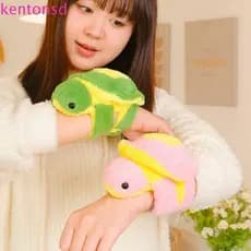 Pulseira De Tapa De Boneca De Pelúcia KENTONSD , Tartaruga Série Zoo De Simulação , Guaxinim