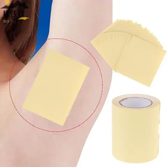 [H&B Out] 20 peças/1 rolo de almofadas anti-suor para axilas, conforto seco, adesivos antitranspirantes { ph } C86H