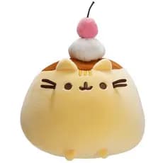 Novo Pudim Gato Ornamentos De Pelúcia Boneca Chubby Travesseiro mini