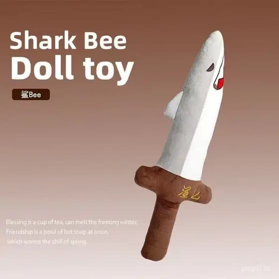 Tubarão Bogbee Shark Boneca Engraçada 2025 Novos Meninos E Meninas Presente De Aniversário Brinquedo De Pelúcia