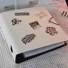 Pasta De Cartão Fotográfico LOMBARD , Álbum Ídolo De PVC De 50 Páginas , Decoração De Porta-Cartões Criativa 4/9 Grades