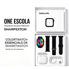 Relógio Inteligente X8 2.2 Polegada Smartwatch 7-Em-1 Kit Com I15 Bluetooth TWS Fones De Ouvido Para IOS E Telefones And