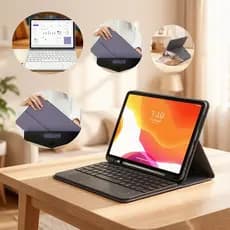 Novo Multifuncional Samsung Tablet Caso Teclado ABNT Magnético Sem Fio Para Uso Em Escritório E Estudo