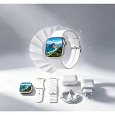 Pacote De Smartwatch Relógio Inteligente Unissex 7 Em 1 38 Mm/45/49 , Rastreador De Fitness Saudável , De Pulso Digital