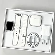 Conjunto Completo Smartwatch Esportivo, Relógio Fitness 9 Modos Esportivos, Fone Bluetooth I13, Pulseiras Extra Cabo