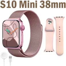 2025 S10 mini 38mm Mais Recente Smartwatch Relógio Inteligente Série IWO 10 , Lembrete De Mensagem , Personalizar Papel