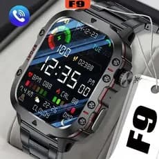 Smartwatch F9 2025 Com Bluetooth Para Chamadas , Relógio Esportivo E monitor De Frequência Cardíaca