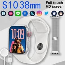 Relógio Inteligente S10 Ultra SmartWatch Série Calculadora Cardíaca Monitoramento De Freqüência Digital Para iOS Android