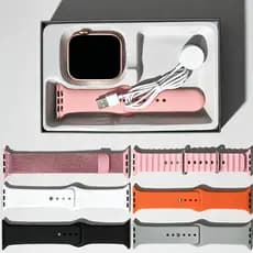 Kit De Caixa De Presente Para Relógio Inteligente , Smartwatch Mini Bluetooth Feminino , Chamadas E Monitor Cardíaco (iO