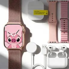 Conjunto 4 Em 1 Smartwatch i13 Fones De Ouvido Bluetooth Kit De Presente Comercial Digital Esportivo