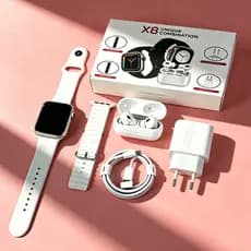 kit Carregador Smartwatch Relógio Inteligente Calculadora 2026 digital Para iOS Android Completo 6 Em 1 i13 TWS