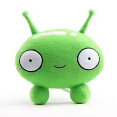 25cm Espaço Final Mooncake Figura Verde Brinquedos De Pelúcia Boneca