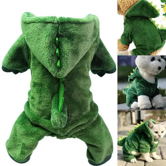 Cão Quente Flanela Casaco Pequeno e Médio Cão Grosso Roupas de Quatro Patas