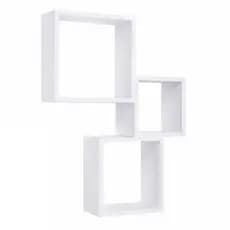 Nicho Quadrado MDF Kit 3 Sala Banheiro Decoração Casa Cozinha Corredor Quarto Bebe Escritório