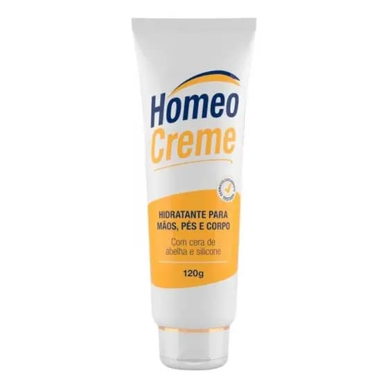 HomeoCreme Hidratante para Mãos, Pés e Corpo 120g