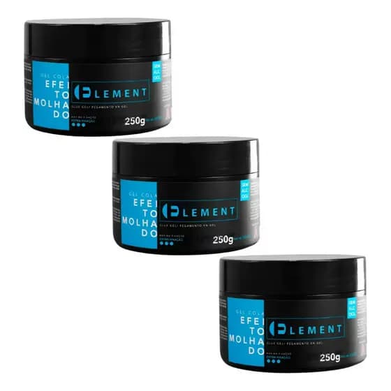Gel Cola Incolor Element 250g Efeito Molhado