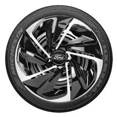 Calota Esportiva Nitro Aro 14 Black Silver Ford Ka Escort Fiesta Focus