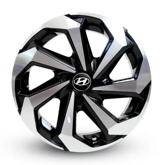 4x Calota Hb20 Aro 14/15 + Emblema Resinado